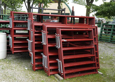 Pvc Coated Round Tube 42mm Livestock Farm Fence Panel 5ft X10FT Used In USA Market