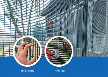 Small hole high 358 security fence steel metal security mesh fencing