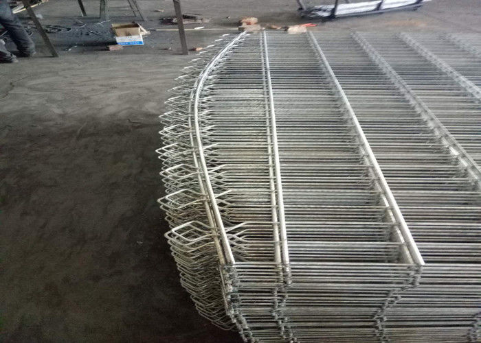 Double Loop 868 Welded Wire Mesh Panel Hole 50x100mm H Post 40x60mm Pvc Coated