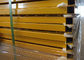 Yellow Canada Temporary Fencing , Welded Steel Wire Mesh For Exhibitions
