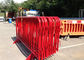 PVC Coated Crowd Control Barriers Inner Pipe 18 MM OD With Bridge Feet
