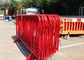 Crowd Control Metal Pedestrian Barriers Electrostatic Coating For Concert