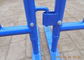 Flat Detachable Feet Crowd Control Barriers , Portable Safety Barriers