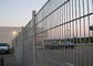 Hot Dipped Galvanized 656 Double Weft Welded Mesh Panel With Rectangular Post 60X80MM