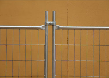 Hot Galvanized Steel Temporary Fencing Excellent Corrosion Resistance Neat Surface