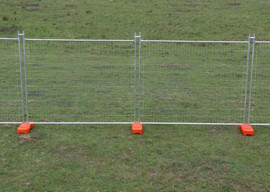 Temporary Wire Fence / Construction Site Fence Panels Excellent Rust Protection