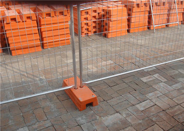 Removable metal 2.1 * 2.4m temporary fencing with 2mm thickness pipe