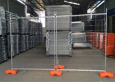 Galvanized Temporary Construction Fence , Temporary Site Security Fencing 1100mm Height