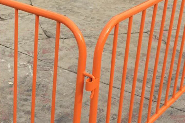 PVC Coating Orange Color Construction Safety Barriers Security Movable