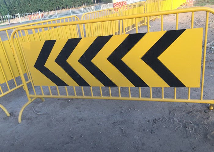 Removable Construction Site Crowd Safety Barriers Concrete Road Barriers