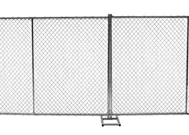 Temporary Chain Link Fence  Barrier Panel 60X60mm For Constructions Site