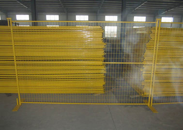 Construction Site Canada Temporary Fencing / Steel Welded Wire Mesh Custom Color