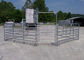 Hot Galvanized Heavy Duty Cattle Panels Horse Fence Panels With 1.8m H X 2.1m L 6 Rails