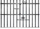 UV Resistant Anti Climb Fence Panels / Welded Wire Fence Panels 4mm Diameter