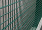 Welded Wire Fence Panels 100X200 MM Mesh Size With Peach Post 40X70 MM