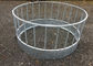 Galvanized Cattle Round Hay Feeder with Roof With Size 1.5X2.0Meter Have 8 Feed Place