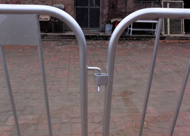 Hot Dipped Galvanized Crowd Control Barriers 25MM Pipe 1.1x2.0 Meter