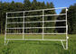 Heavy Duty 6 Rails Oval Tube 40X80MM Horse Yard Panel 1.8X2.1Meter Corral Fence Panel
