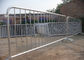 Galvanized Round Crowd Stopper Barricades 1.1 X2 Meter For Road Safe