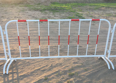 Galvanized Welded Crowd Control Gates , Portable Crowd Barriers For Events