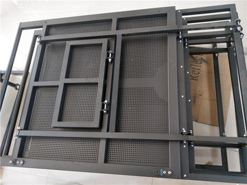 Removable Expandable Metal Pedestrian Barriers , Steel Portable Crowd Barriers