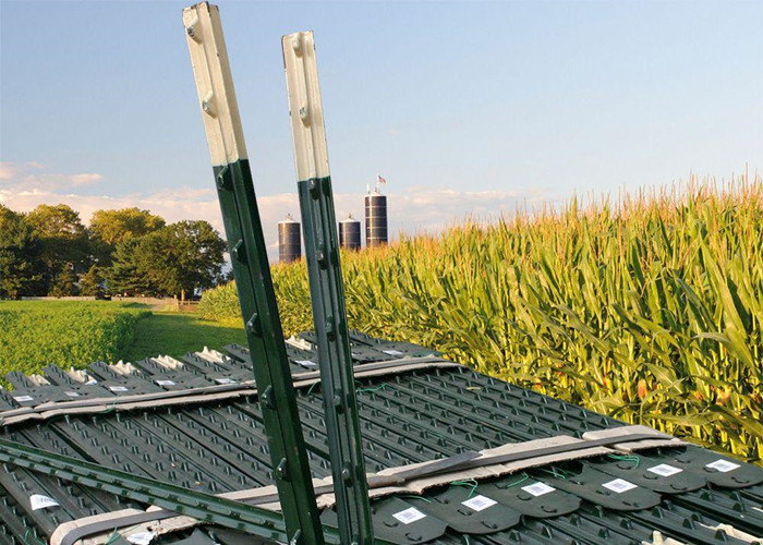Practical Recycled Studded Fence Posts Environmental Friendly Product
